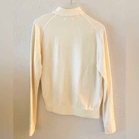 Tory Sport Burch Ivory Asymmetrical Pullover Half Zip White XS Track Jacket - Picture 4 of 10